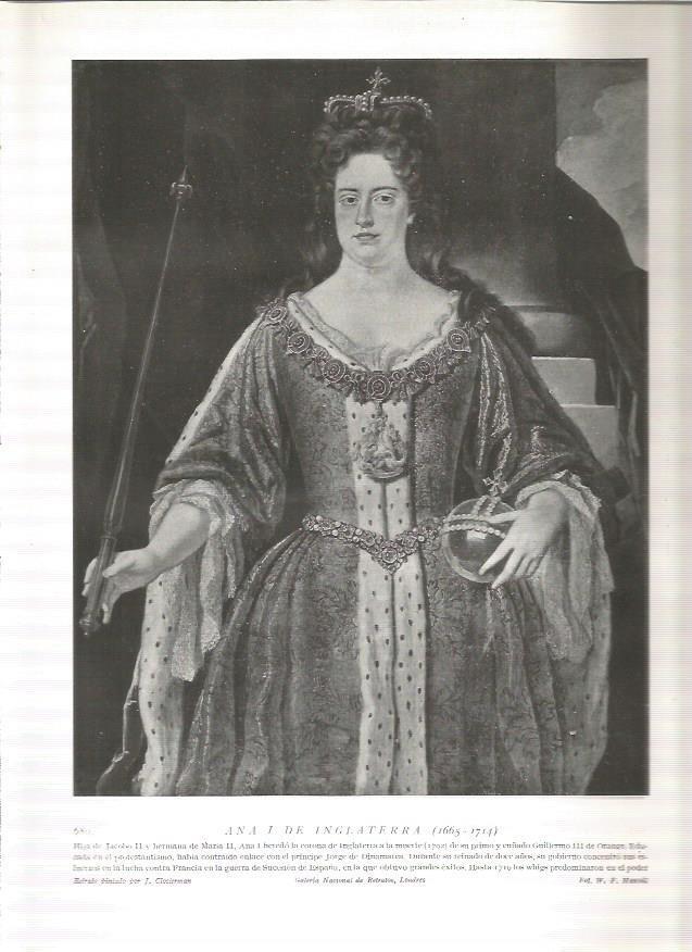 LAMINA 19121: Ana I de Inglaterra