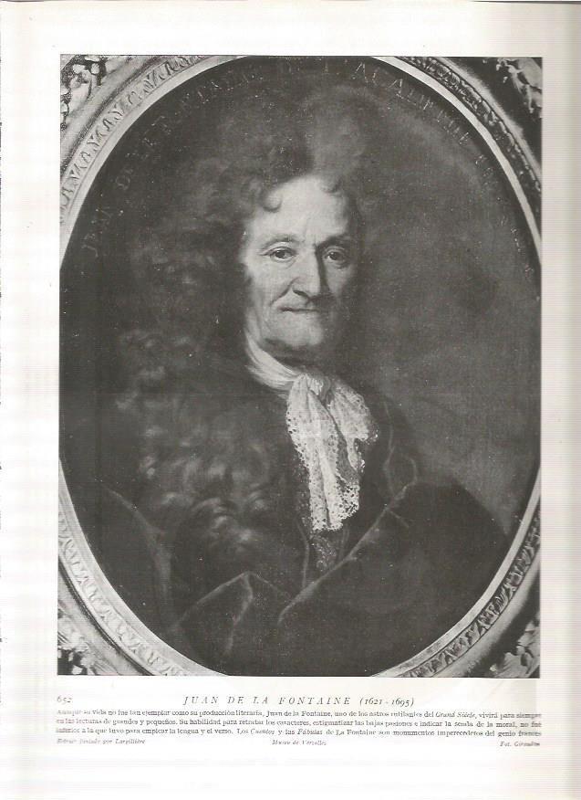 LAMINA 19110: Jean de la Fontaine