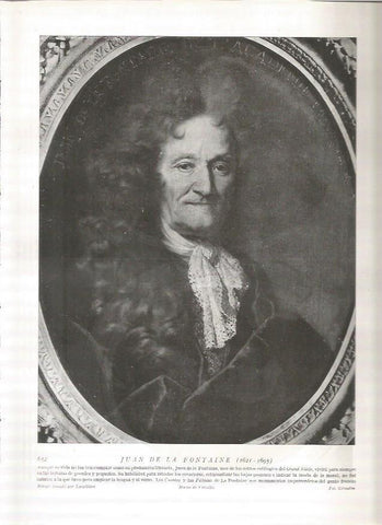 LAMINA 19110: Jean de la Fontaine