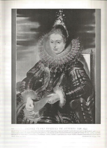 LAMINA 19091: Isabel Clara Eugenia de Austria
