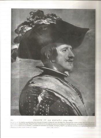LAMINA 19097: Felipe IV de España
