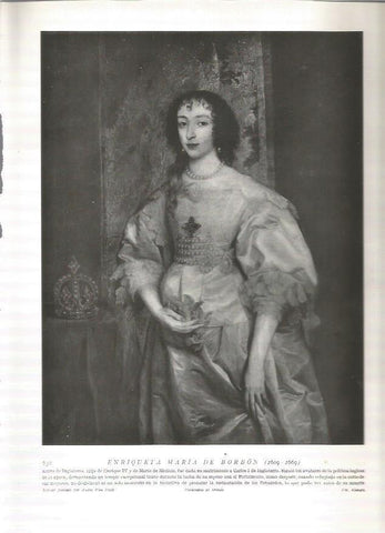 LAMINA 19105: Enriqueta Maria de Borbon