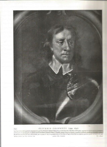 LAMINA 19106: Oliver Cromwell