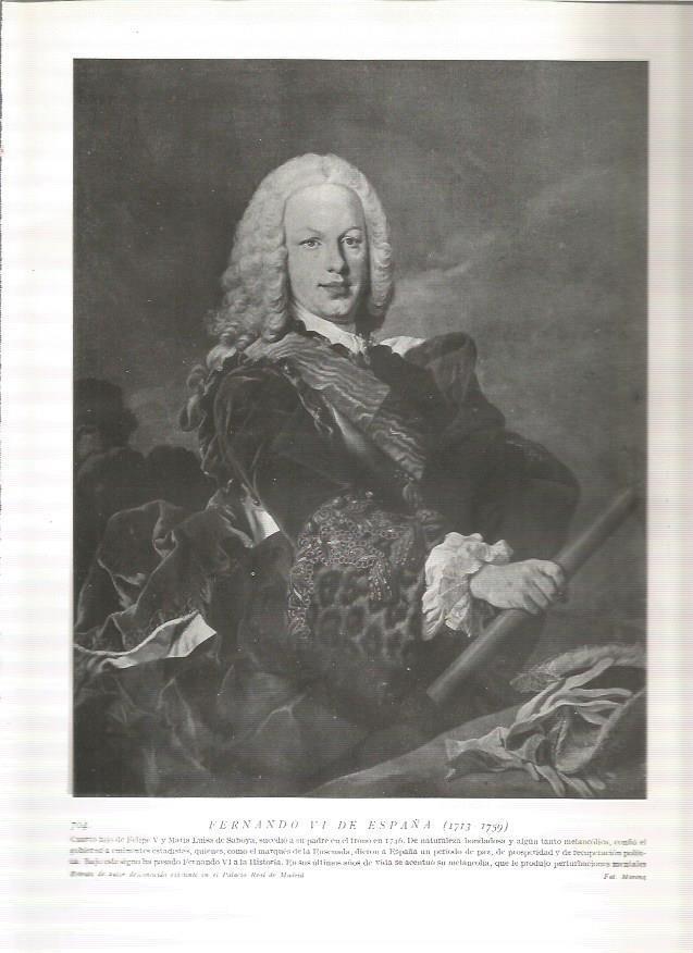 LAMINA 19131: Fernando VI de España