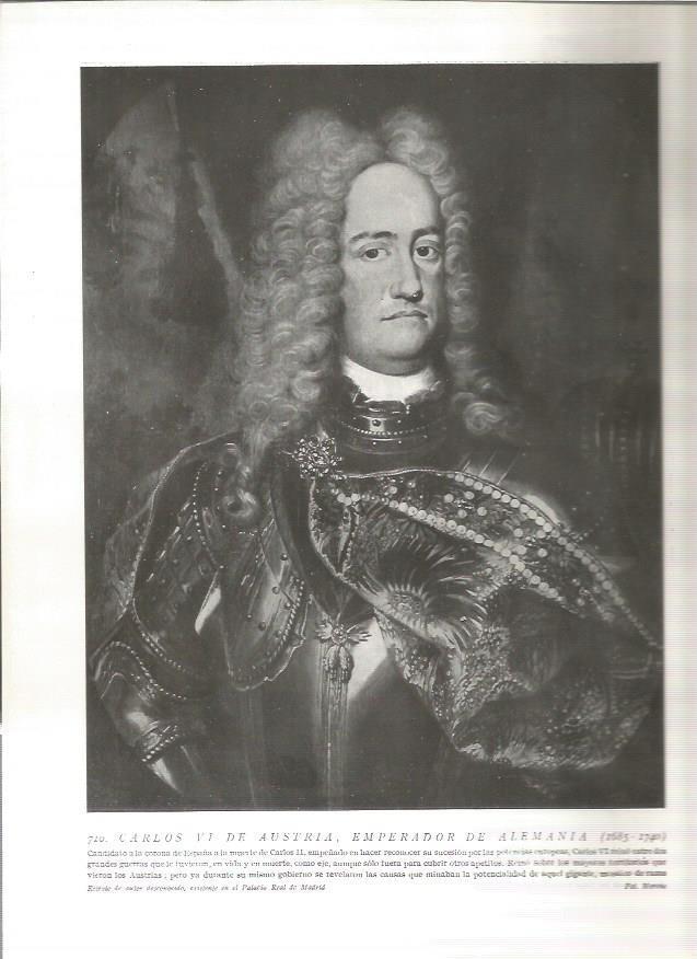 LAMINA 19133: Carlos VI de Austria, emperador de Alemania
