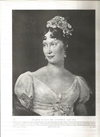 LAMINA 19164: Maria Luisa de Austria