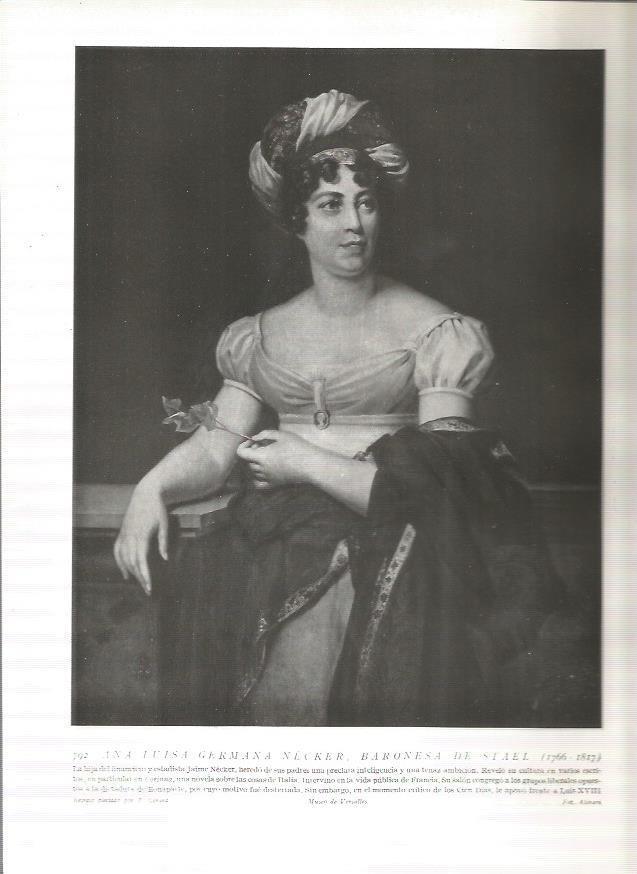 LAMINA 19167: Ana Luisa Germana Necker, Baronesa de Stael