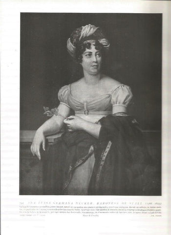 LAMINA 19167: Ana Luisa Germana Necker, Baronesa de Stael