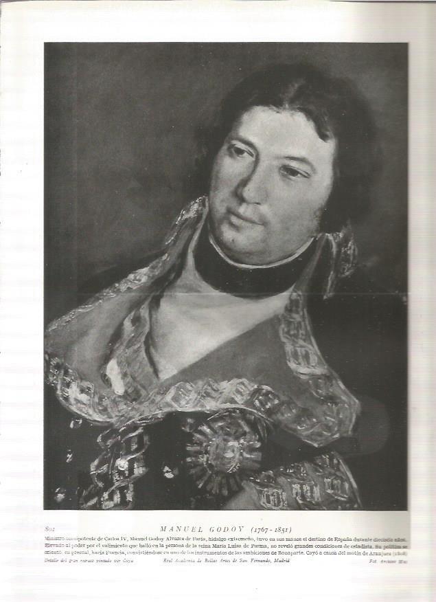 LAMINA 19171: Manuel Godoy