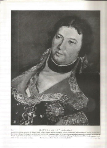 LAMINA 19171: Manuel Godoy