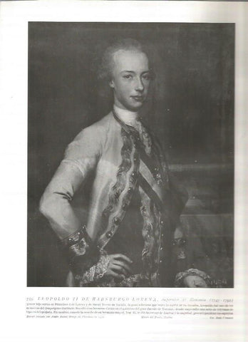 LAMINA 19153: Leopoldo II de Habsburgo-Lorena
