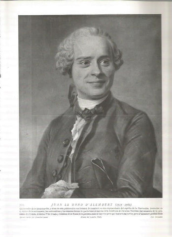 LAMINA 19138: Juan Le Rond d'Alembert