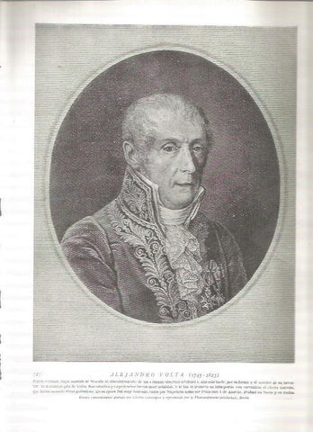 LAMINA 19141: Alejandro Volta