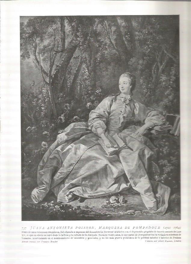 LAMINA 19146: La Marquesa de Pompadour