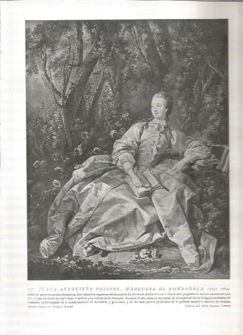 LAMINA 19146: La Marquesa de Pompadour