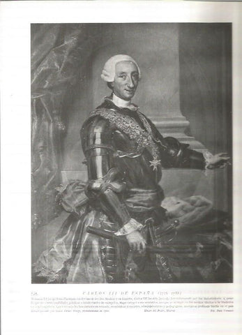LAMINA 19149: Carlos III de España