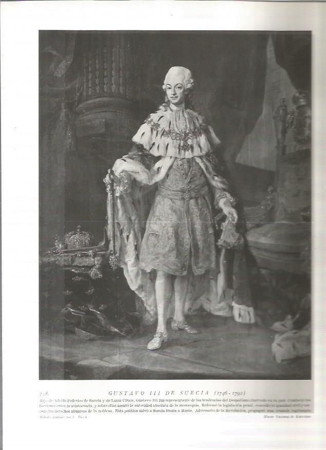 LAMINA 19154: Gustavo III de Suecia