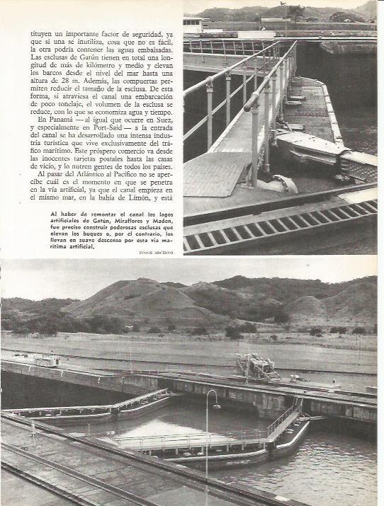 LAMINA 19631: Canal de los lagos artificiales de Panama