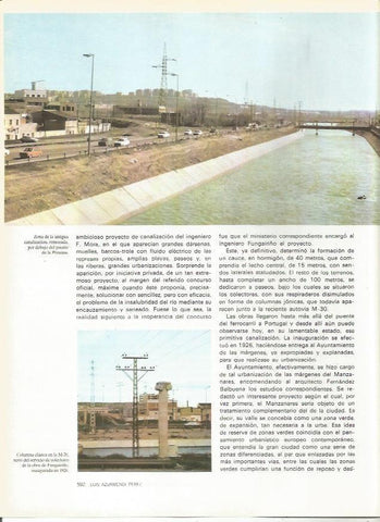 LAMINA 20283: Canalizacion debajo del puente de la Princesa
