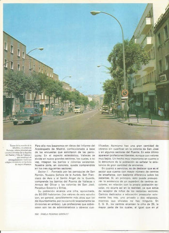 LAMINA 20308: Avenida de la Albufera de Madrid