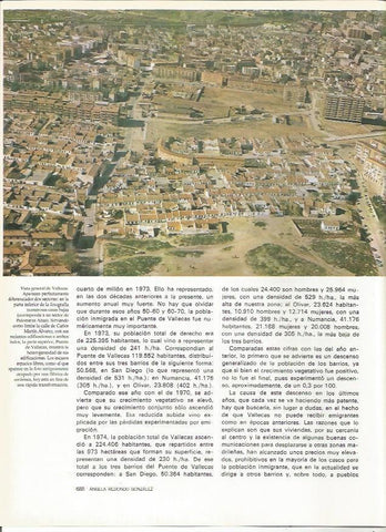 LAMINA 20307: Vista general de Vallecas