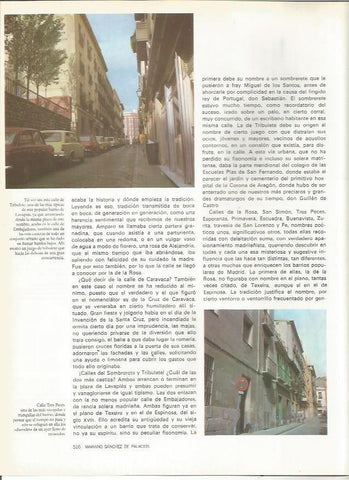 LAMINA 20255: Calles de Tribulete y de Tres Peces