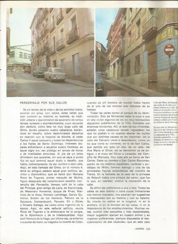 LAMINA 20254: Calles del Olmo y de Ministriles