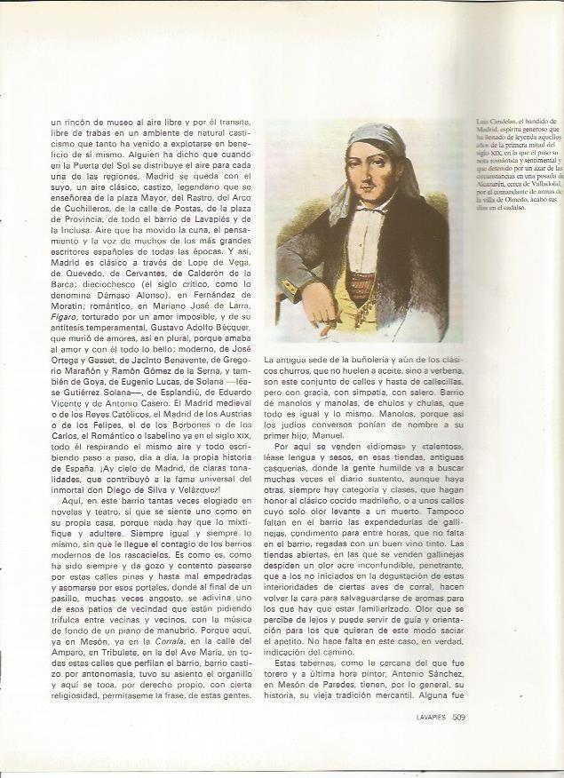 LAMINA 20252: Luis Candelas, el bandido de Madrid