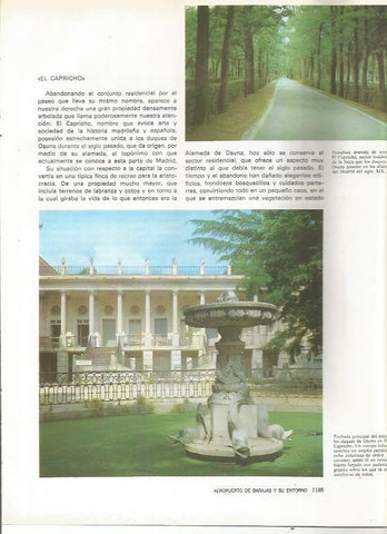 LAMINA 20211: Acceso y fachada de El Capricho