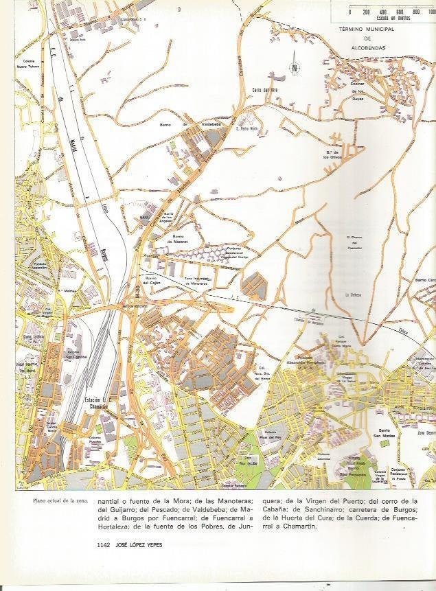 LAMINA 20200: Plano de la zona de Chamartin