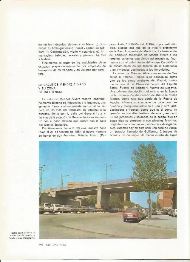 LAMINA 20246: Puente entre la estacion de Atocha y la del Principe Pio