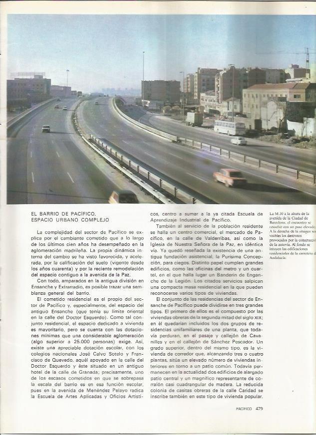 LAMINA 20243: La M-30 a la altura de Ciudad de Barcelona