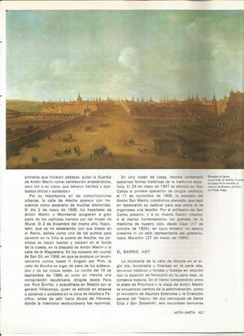 LAMINA 20226: Estampa de epoca de la calle Atocha