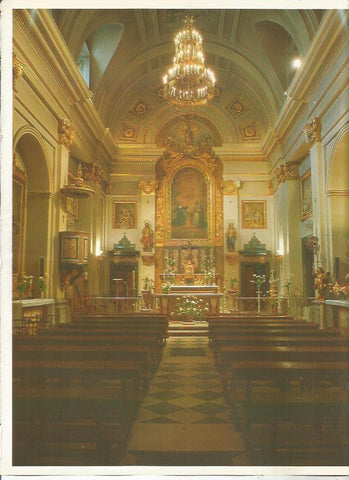 LAMINA 20384: Interior de la iglesia del Convento de las Salesas Nuevas