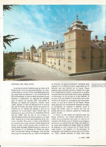 LAMINA 20427: Fachada principal del Palacio de El Pardo