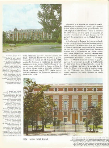 LAMINA 20419: Palacete de La Moncloa 