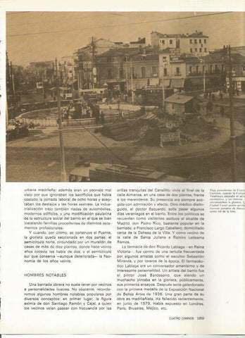 LAMINA 20407: Fotografia antigua de Cuatro Caminos