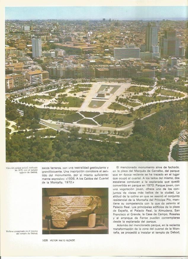LAMINA 20335: Vista aerea del Templo de Debod