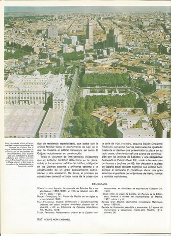 LAMINA 20333: Vista aerea de Madrid