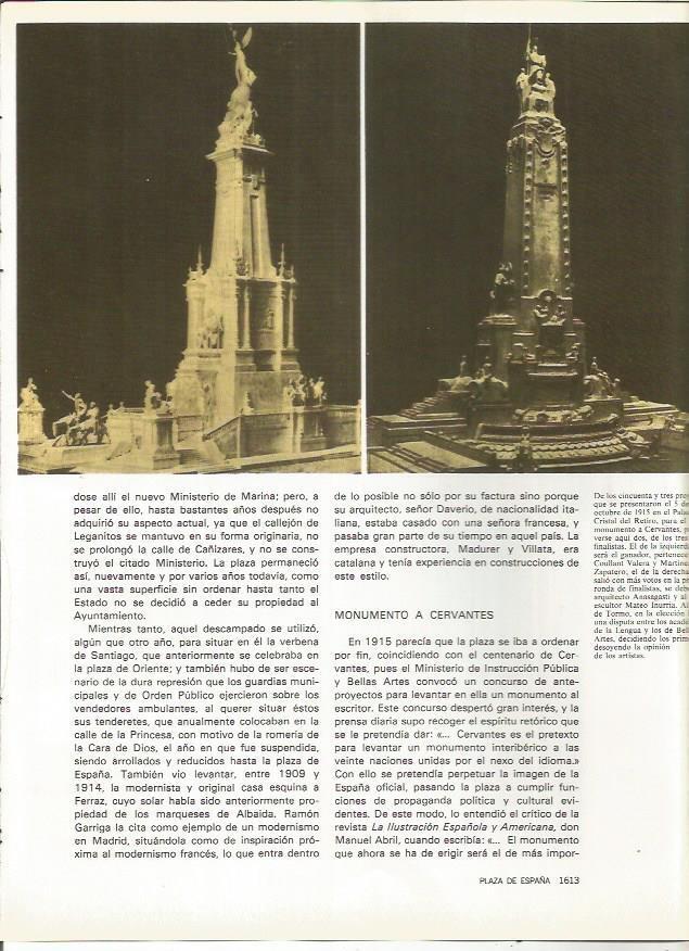 LAMINA 20330: Monumento a Cervantes
