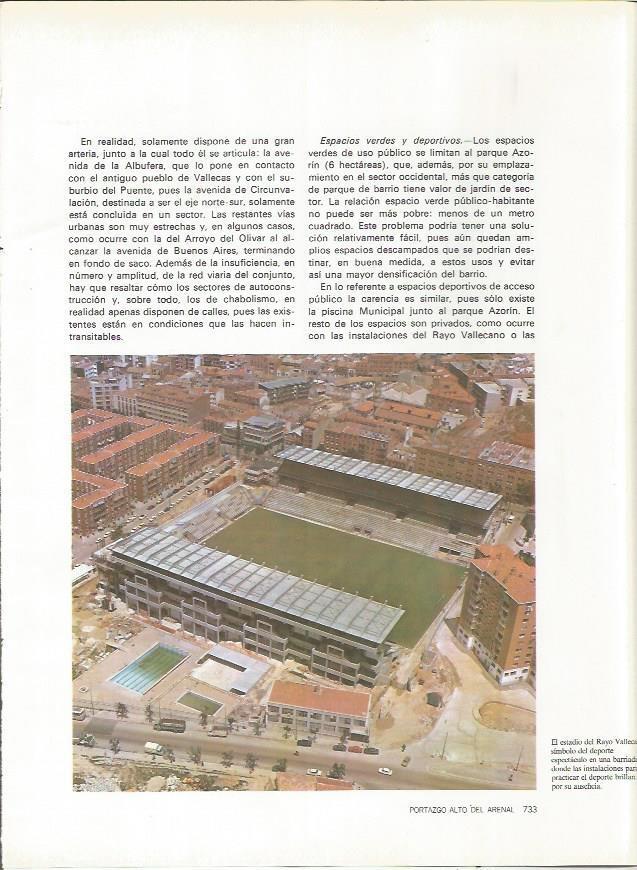LAMINA 20318: Estadio del Rayo Vallecano