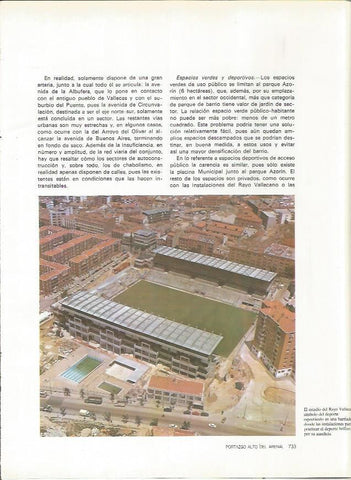 LAMINA 20318: Estadio del Rayo Vallecano
