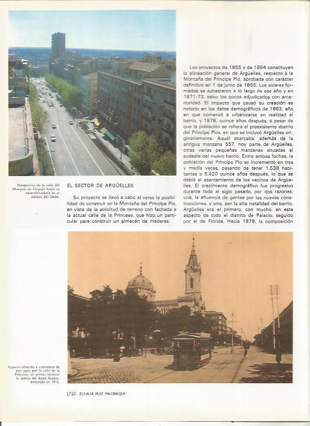 LAMINA 20359: Iglesia del Buen Suceso de la calle Princesa a principios del siglo XX