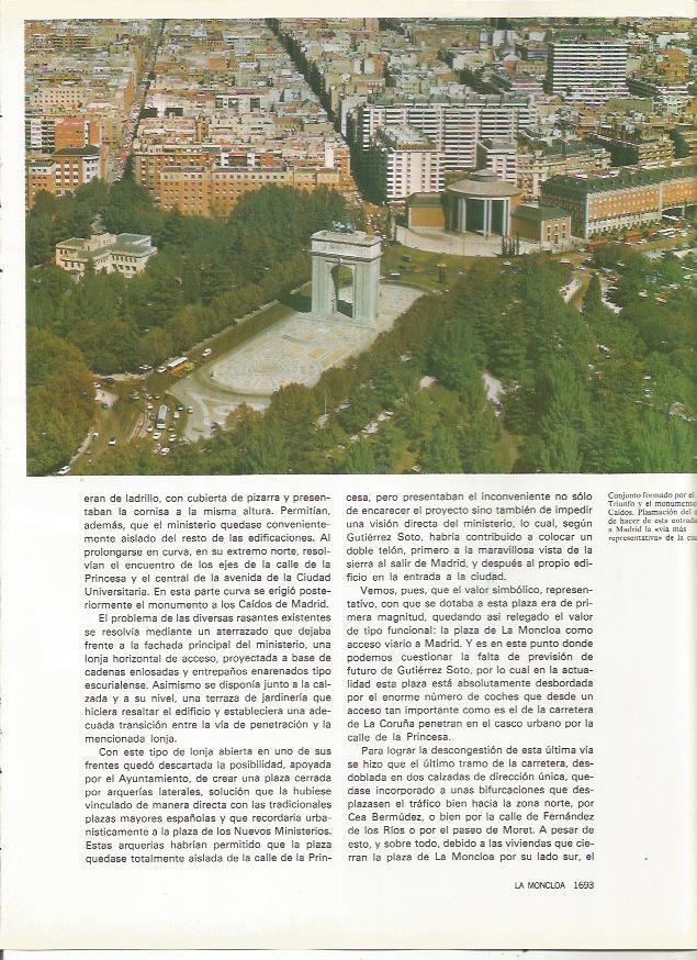 LAMINA 20355: Vista del Arco del Triunfo de Madrid