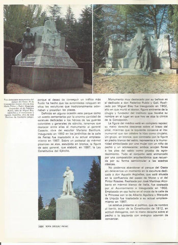 LAMINA 20351: Monumentos del Parque del Oeste