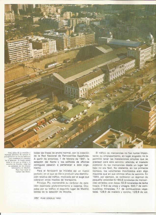 LAMINA 20345: Vista de la Estacion del Norte de Madrid