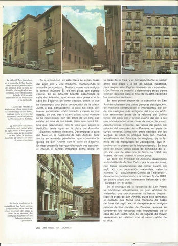 LAMINA 20039: Calles del Toro y del Principe de Anglona