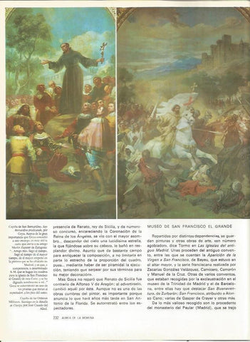 LAMINA 20045: Capilla de San Bernardino decorada por Goya