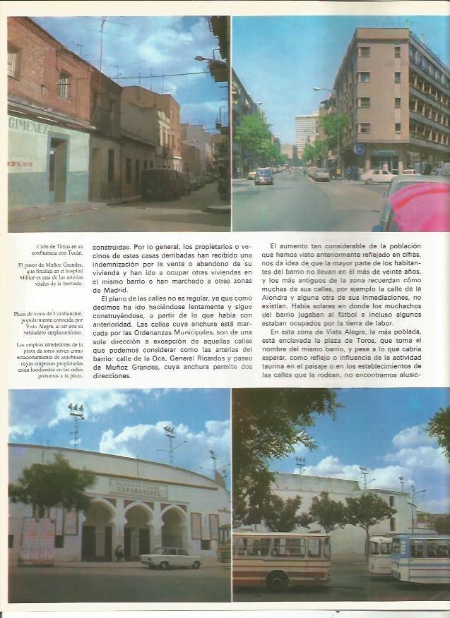 LAMINA 20070: Calle de Tintas y Plaza de toros de Carabanchel