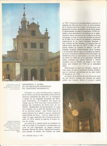 LAMINA 20018: Fachada del convento del Sacramento